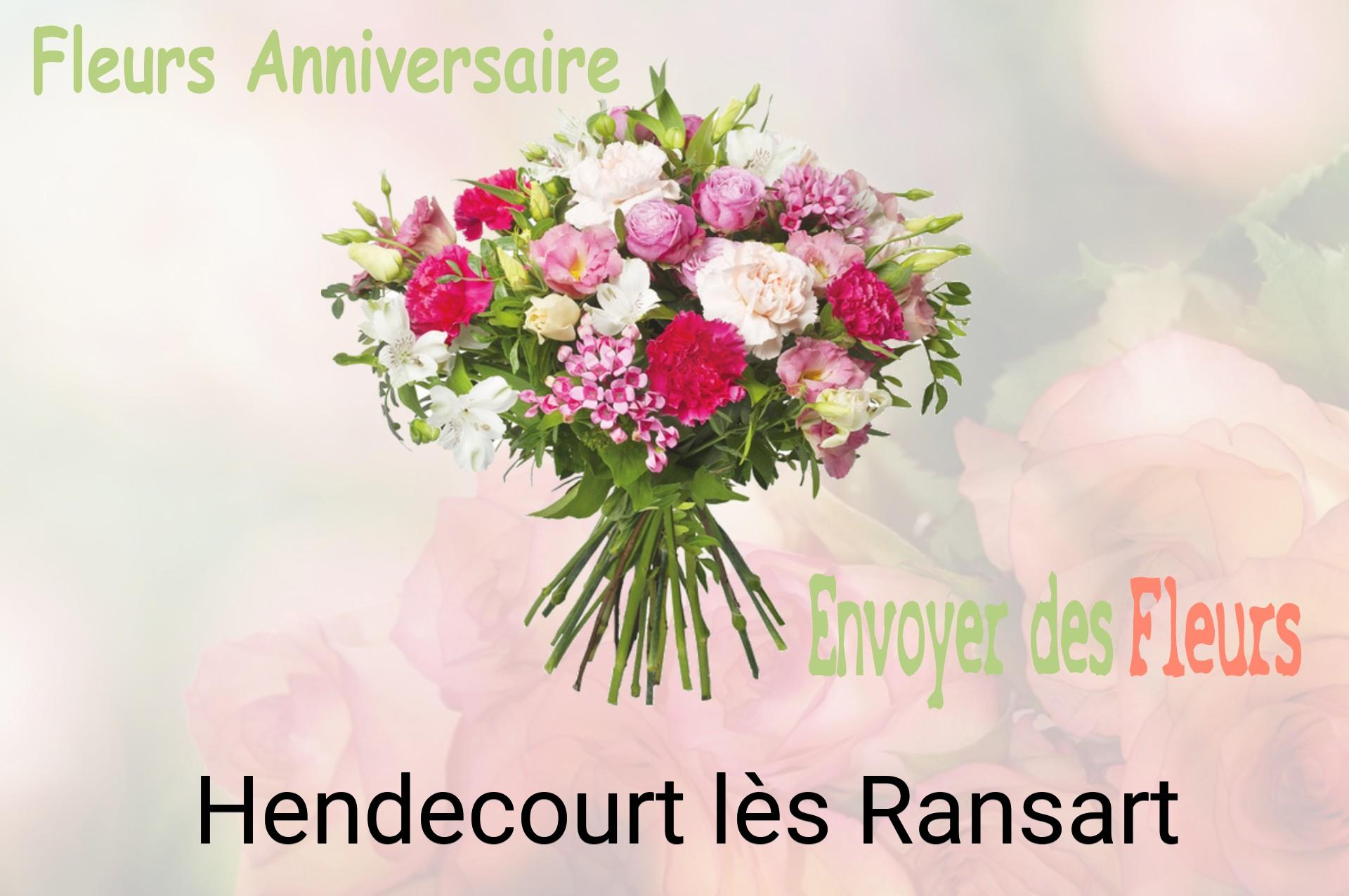 Bouquet de fleurs d’anniversaire livré à Hendecourt-lès-Ransart