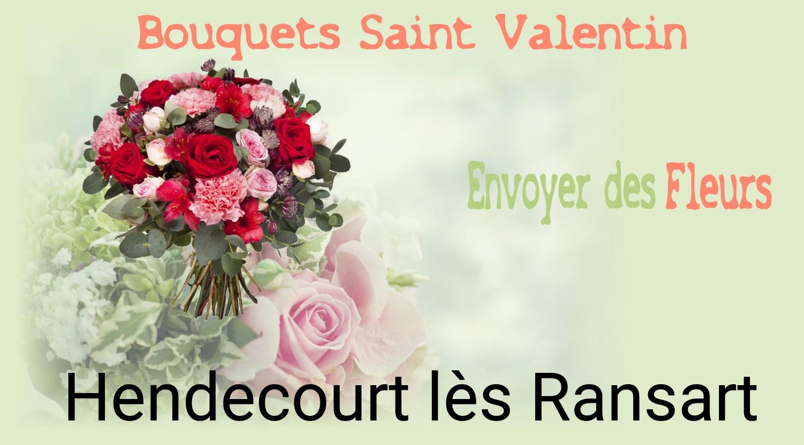 Roses de Saint-Valentin livrées à Hendecourt-lès-Ransart